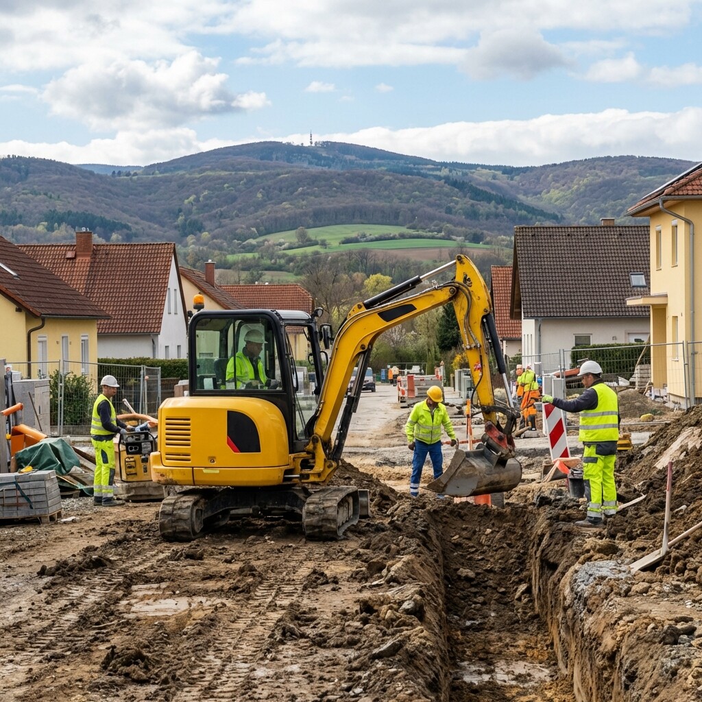 Baggerarbeiten Bezirk Mattersburg - Professionelle Minibaggerarbeiten und Erdarbeiten