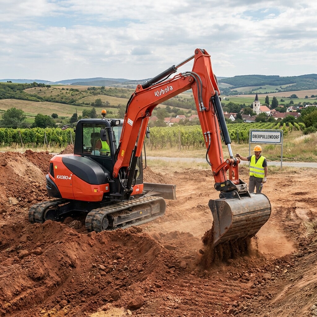 Baggerarbeiten Bezirk Oberpullendorf - Professionelle Minibaggerarbeiten und Erdarbeiten