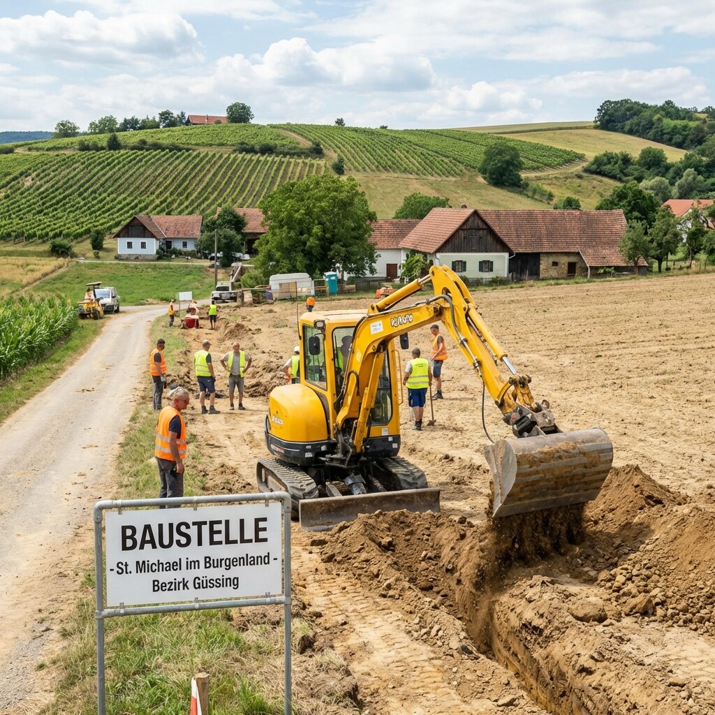 Baggerarbeiten St. Michael im Burgenland - Professionelle Minibaggerarbeiten und Erdarbeiten