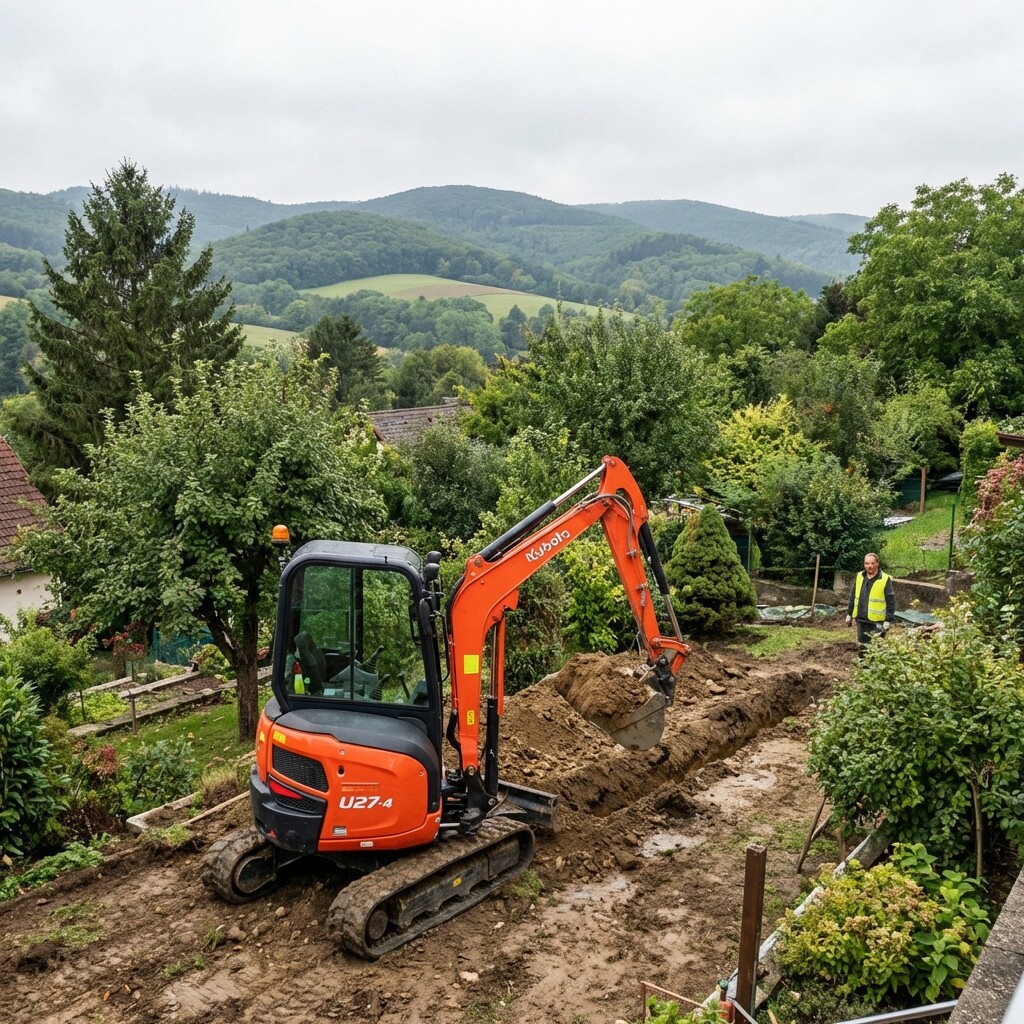 Baggerarbeiten Mauerbach - Professionelle Minibaggerarbeiten und Erdarbeiten
