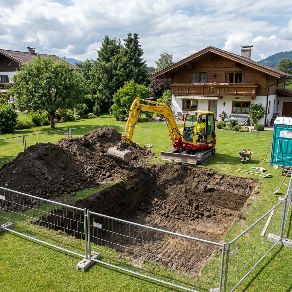Swimming Pool-Aushub