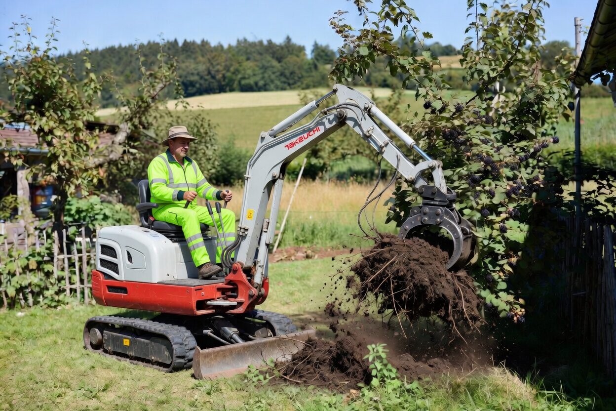 Brombeeren Ausgraben & Entfernen