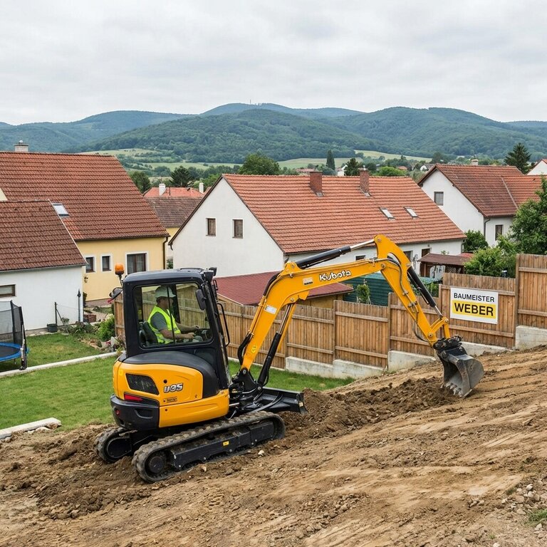 Baggerarbeiten Hornstein - Professionelle Minibaggerarbeiten und Erdarbeiten
