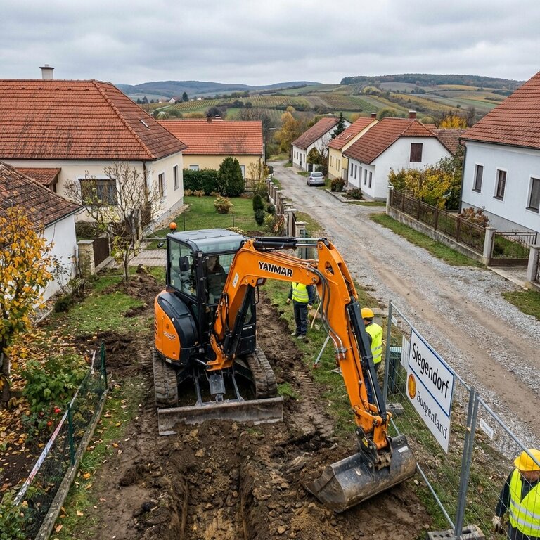 Baggerarbeiten Siegendorf - Professionelle Minibaggerarbeiten und Erdarbeiten