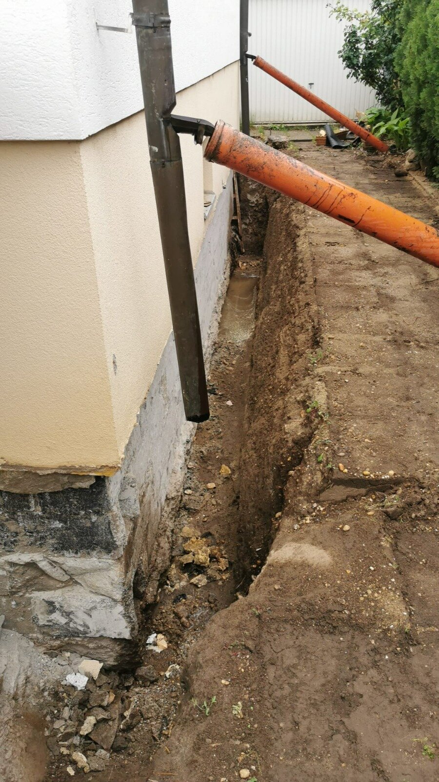 Undichte Keller freilegen